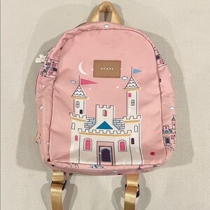 STATE Kids Pink Castle Backpack